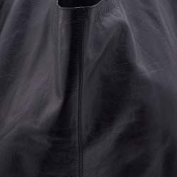 Pre Owned Givenchy Black Leather Hobo