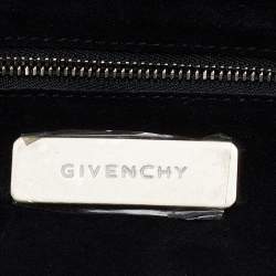 Pre Owned Givenchy Black Leather Hobo