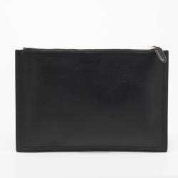 Pre Owned Givenchy Black Leather Medium Antigona Pouch
