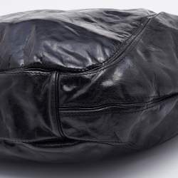 Pre Owned Givenchy Black Leather Hobo 