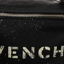 Givenchy Black Canvas and Leather Pandora Box Bag
