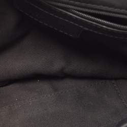 Givenchy Black Fabric and Leather Studded Flap Clutch