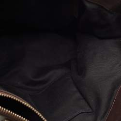 Givenchy Dark Brown Monogram Canvas and Leather Double Zip Tote 