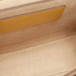 Pre Owned Givenchy Mustard Leather GV3 Shoulder Bag