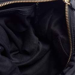 Pre Owned Givenchy Black Monogram Nylon and Leather Hobo