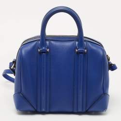 Pre Owned حقيبة جيفنشي ميني لاكريزيا دافيل جلد فضي