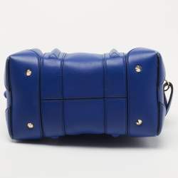 Pre Owned حقيبة جيفنشي ميني لاكريزيا دافيل جلد فضي