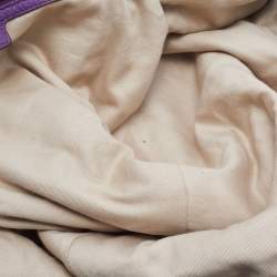 Pre Owned Givenchy Purple Leather Hobo