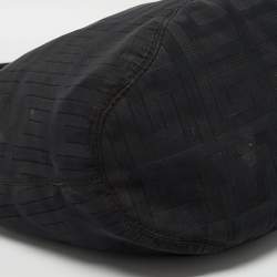 Givenchy Black Monogram Fabric and Leather Hobo
