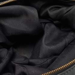 Givenchy Black Monogram Fabric and Leather Hobo