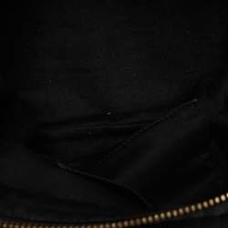Givenchy Black Monogram Canvas and Leather Zip Satchel