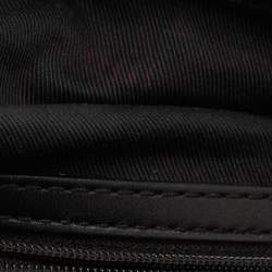 Givenchy Black Monogram Canvas and Leather Zip Satchel