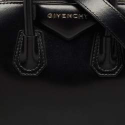 Pre Owned Givenchy Black Leather Mini Antigona Satchel