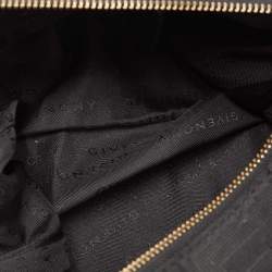 Pre Owned Givenchy Black Signature Fabric Logo Shoulder Bag