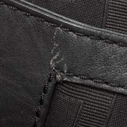 Pre Owned Givenchy Black Signature Fabric Logo Shoulder Bag