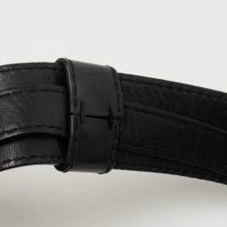 Pre Owned Givenchy Black Signature Fabric Logo Shoulder Bag