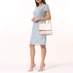 Givenchy Pink Leather Pandora Pure Flap Top Handle Bag