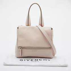 Givenchy Pink Leather Pandora Pure Flap Top Handle Bag