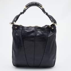 Pre Owned حقيبة هوبو جيفنشي جلد مطوي أحمر مرجاني