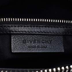Pre Owned Givenchy Black Leather Small Antigona Satchel