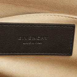 Pre Owned Givenchy Black Quilted Leather Large Gem Shoulder Bag