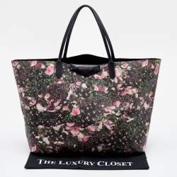 Pre Owned Givenchy Multicolor Floral Print Coated Canvas and Leather Antigona Shopper Tote