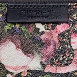 Pre Owned Givenchy Multicolor Floral Print Coated Canvas and Leather Antigona Shopper Tote