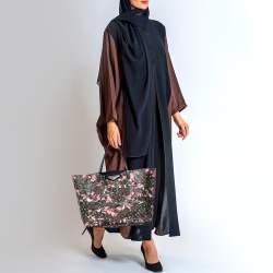 Pre Owned Givenchy Multicolor Floral Print Coated Canvas and Leather Antigona Shopper Tote