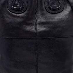 Pre Owned Givenchy Black Leather Large Nightingale Hobo