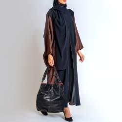 Pre Owned Givenchy Black Leather Large Nightingale Hobo