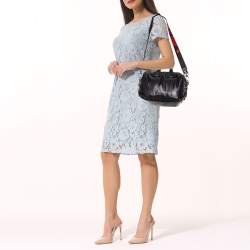 مملوكة مسبقًا حقيبة كتف جيفنشي نايتينغيل صغيرة جلد حمراء