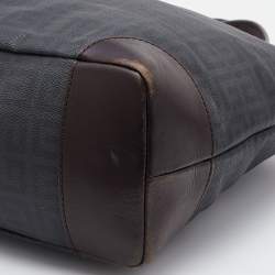 Givenchy Grey/Brown Monogram Coated Canvas and Leather Tote
