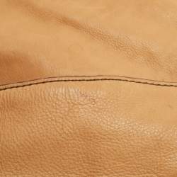 Givenchy Beige Embossed Leather Braided Handle Tote