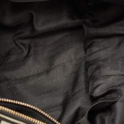 Givenchy Black/White Monogram Canvas and Leather Double Zip Tote