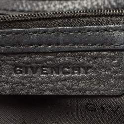 Givenchy Black/White Monogram Canvas and Leather Double Zip Tote