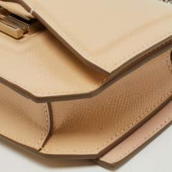Givenchy Beige Patent Leather Bow Cut Chain Clutch