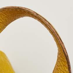 Pre Owned Givenchy Yellow Patent Leather Nightingale Satchel