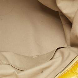 Pre Owned Givenchy Yellow Patent Leather Nightingale Satchel