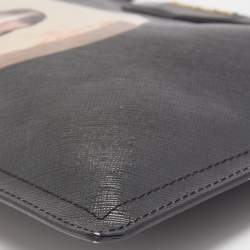 مملوكة مسبقًا Givenchy Black Leather Small  Antigona Madonna Pouch