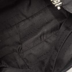 Pre Owned Givenchy Black Monogram Nylon and Leather Tote