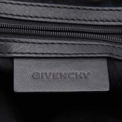 Pre Owned Givenchy Black Monogram Canvas and Leather Tote