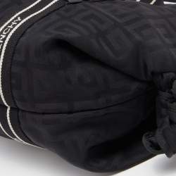 Givenchy Black Nylon and Leather Bow Baguette Bag