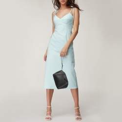 Pre Owned Givenchy Black Leather Studded Antigona Wristlet Clutch