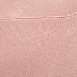 Pre Owned Givenchy Light Pink Leather Antigona Envelope Clutch