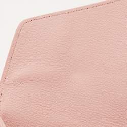 Pre Owned Givenchy Light Pink Leather Antigona Envelope Clutch