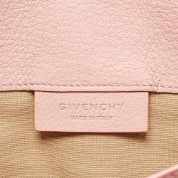 Pre Owned Givenchy Light Pink Leather Antigona Envelope Clutch