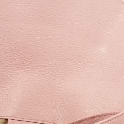 Pre Owned Givenchy Light Pink Leather Antigona Envelope Clutch