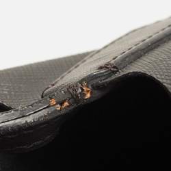 Pre Owned Givenchy Black Coated Canvas and Leather Favelas 74 Tote