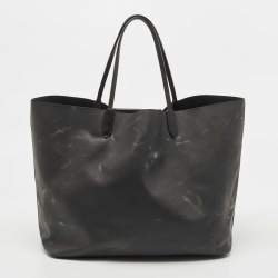 Pre Owned Givenchy Black Coated Canvas and Leather Favelas 74 Tote