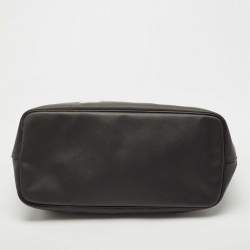 Pre Owned Givenchy Black Coated Canvas and Leather Favelas 74 Tote